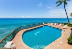 Ocean front heated pool with amazing views